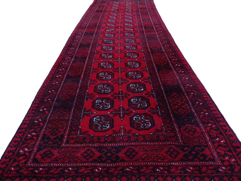 Afghansk - Rensad - Matta - 282 cm - 91 cm #3.1