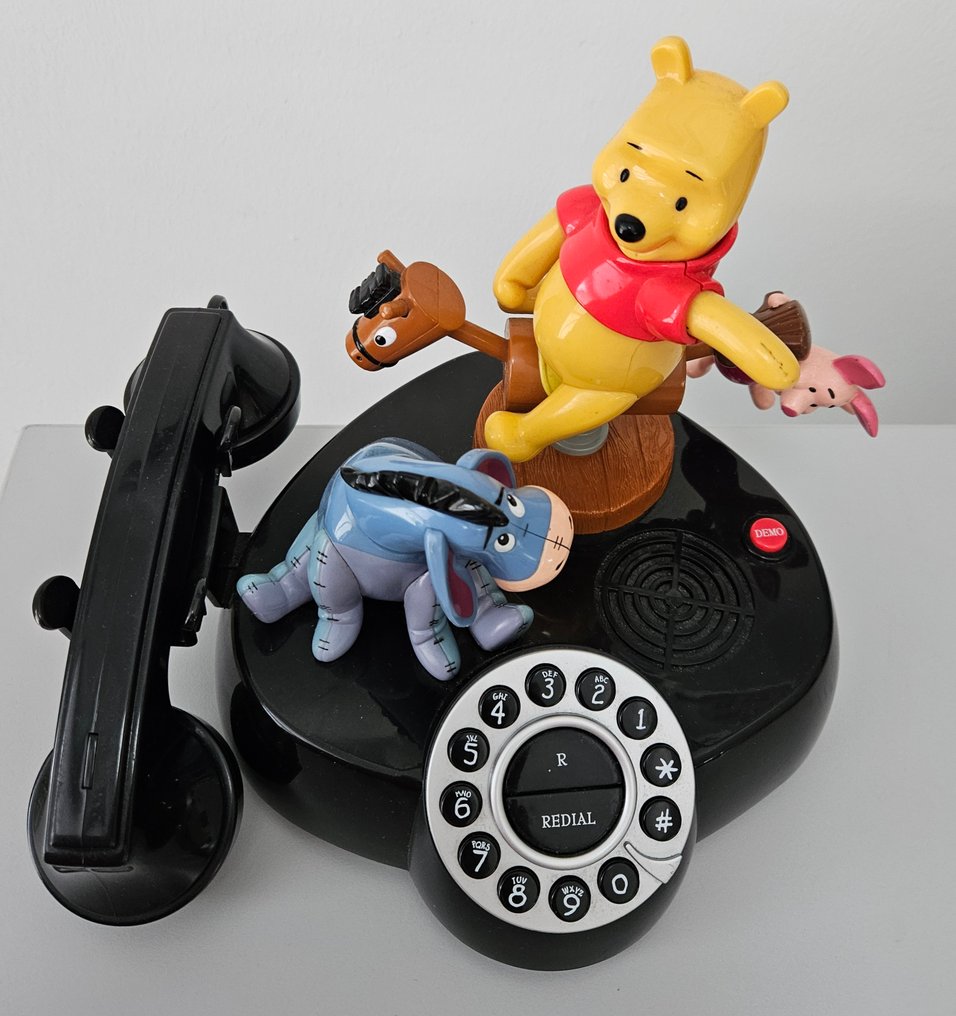 Superfone Holland, Disney - Telefono analogico - Winnie the Pooh, Maialino e Ih-Oh - Plastica #2.1