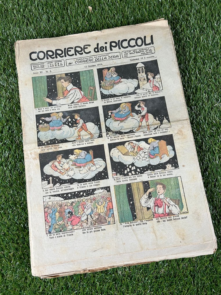 Il Corriere dei Piccoli nn 1/52 (- nn 1, 33, 34, 38, 40, 41, 45, 46, 48) - Anno XI - 43 杂志 - 第一版 - 1919 #1.1