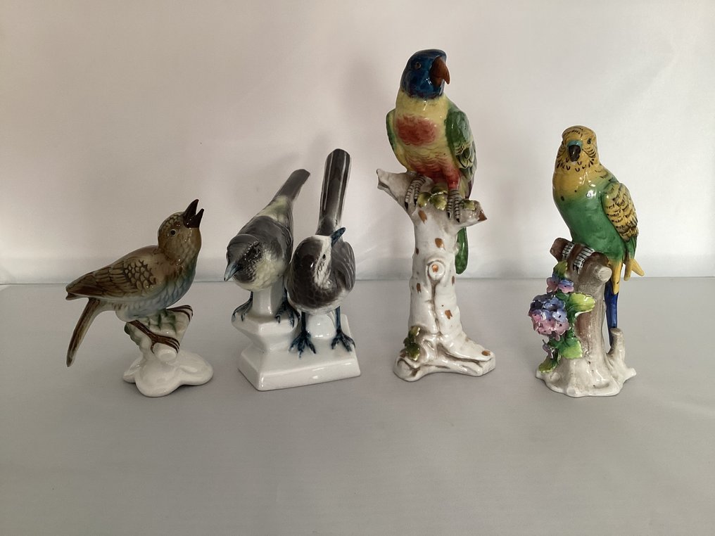 Capodimonte, Gerold Porzellan Bavaria - Estatueta - Birds (4) - Porcelana #1.1