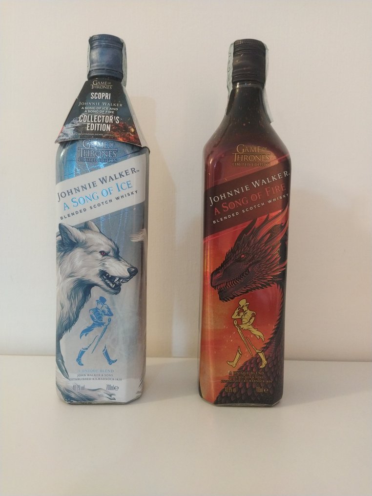 Johnnie Walker - A Song of Ice  & A Song of Fire - Game of Thrones  - 700毫升 - 2 瓶 #1.1