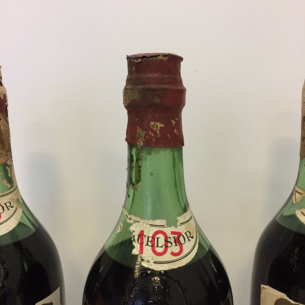 Bobadilla y Cia. - Brandy Excelsior 103 Viejisimo  - b. 1950s - n/a (75cl) - 3 bottles #2.1