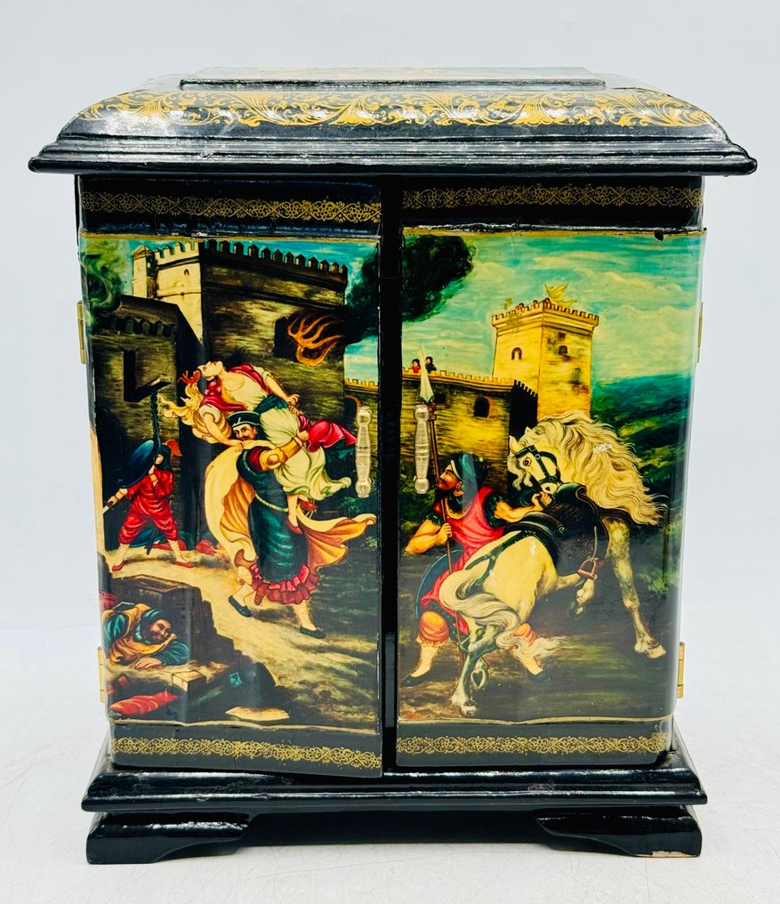 Jewellery box - Historic Abduction Scene - Wood #1.3