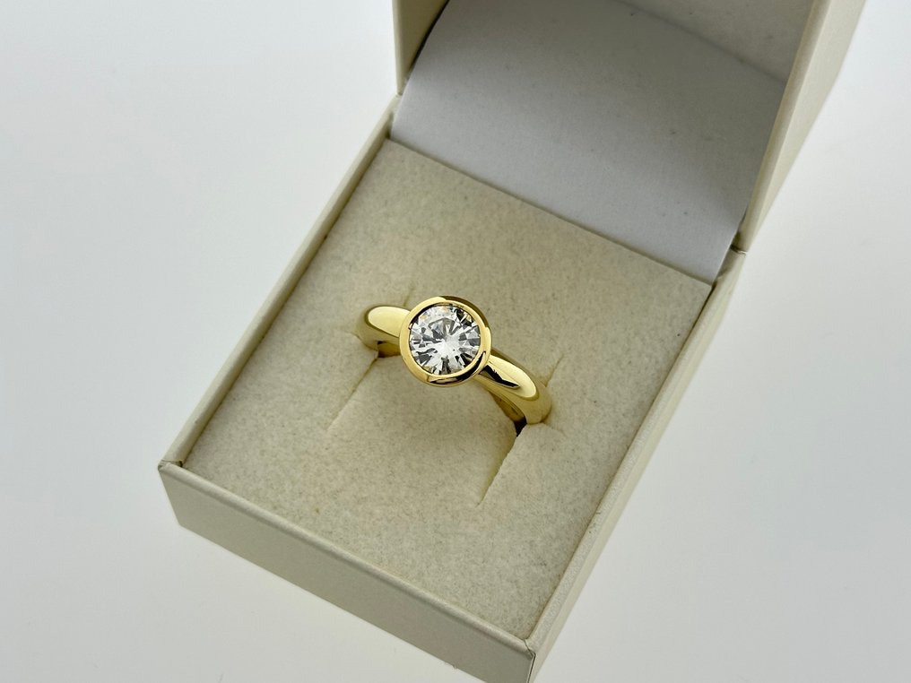 Anel - 14 K Ouro amarelo -  2.22ct. tw. Diamante (Natural)  #2.1