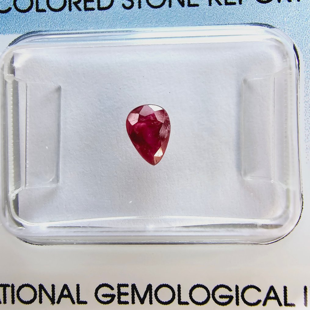 Senza Prezzo di Riserva Rubino  - 0.47 ct - International Gemological Institute (IGI) #1.1