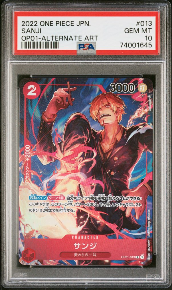 One Piece - 1 Graded card - One Piece - Sanji - PSA 10 #2.1