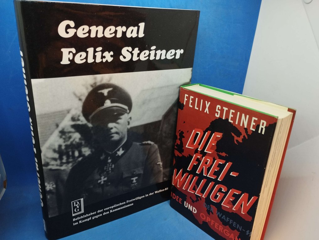 - - Bücher-Konvolut General Felix Steiner. Kommandeur der freiwilligen Waffen-XX-Verbände im 2.Weltkrieg - 2000 #1.1