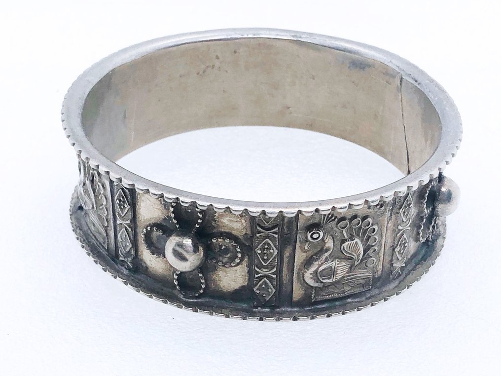 安得拉邦的上臂手镯。 - 高品质银 - 印度 - 二十世纪中叶 #4.3