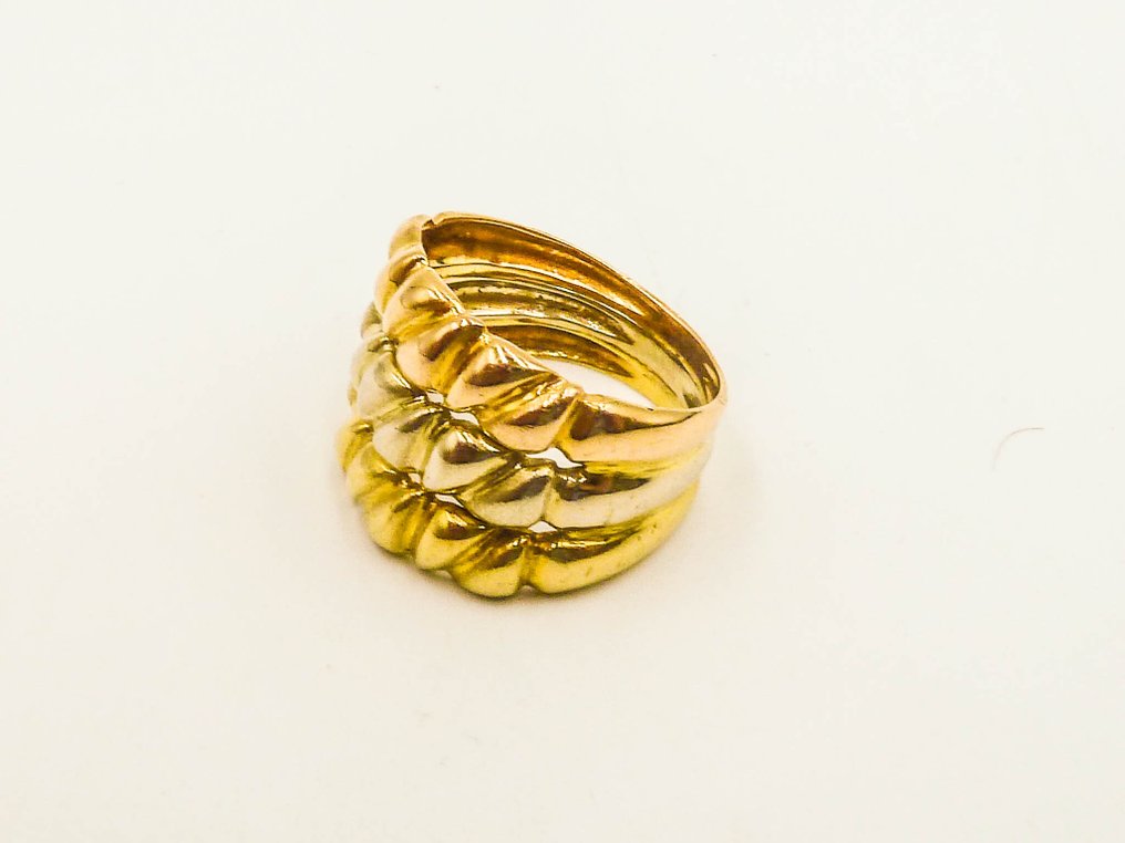 Δαχτυλίδι - 18 καράτια Κίτρινο χρυσό, Λευκός χρυσός, Ροζ χρυσό #4.3