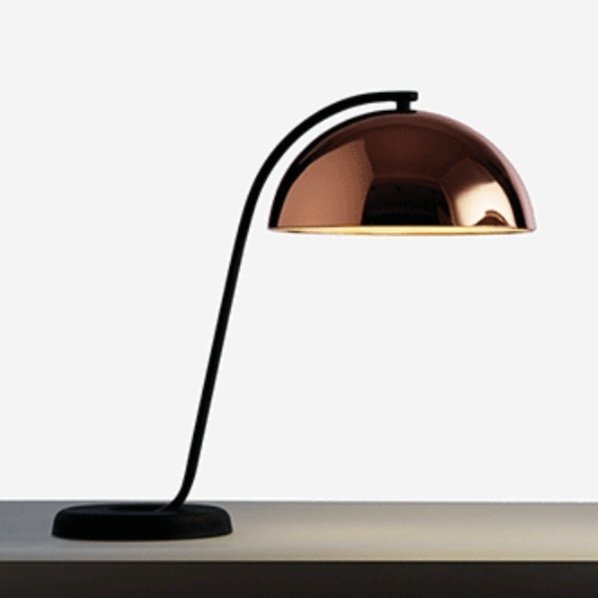 HAY - Lars Beller Fjetland - Lampada da tavolo - Cloche - nero/rame - Acciaio #1.0