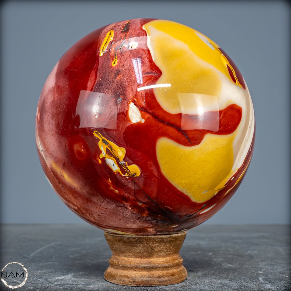 稀有天然顶级Mookaite 球体- 1812.36 g #1.0