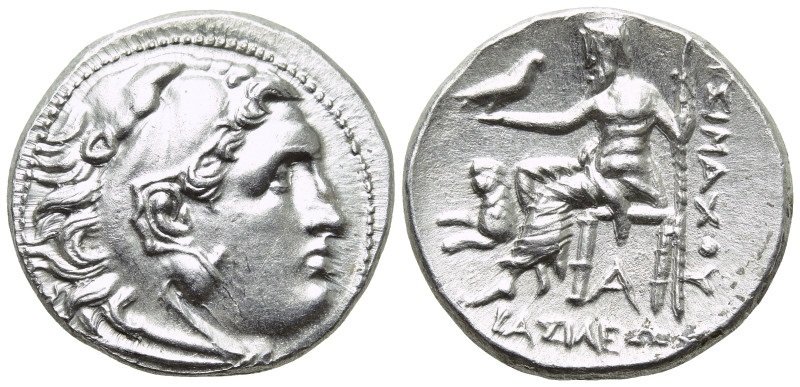 KONGER AF TRAKIEN (makedonsk). Lysimachos (305-281 f.Kr.). Tetradrachm. Byzantion. #2.1