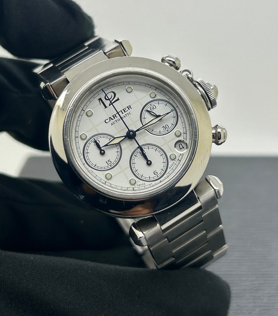 Cartier pasha c chronograph clearance