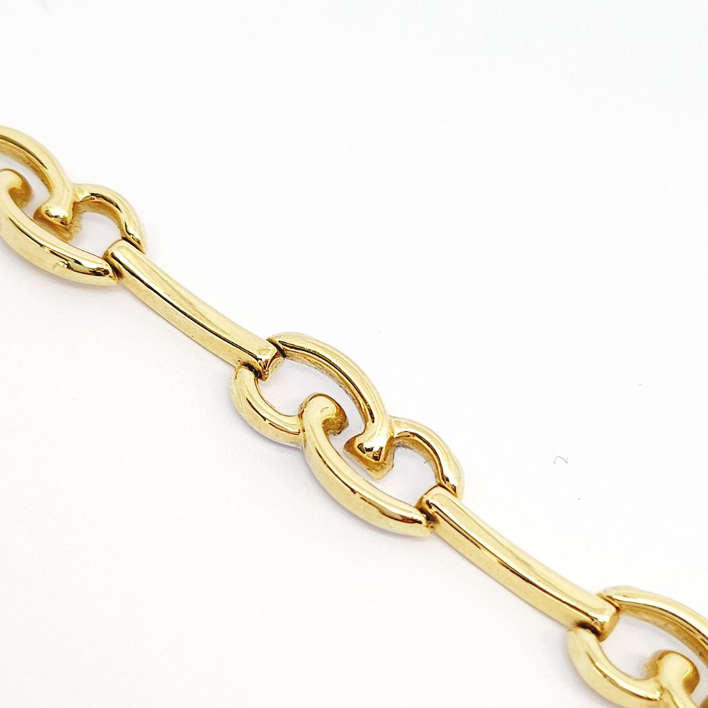 Βραχιόλι - 18 καράτια Κίτρινο χρυσό, Λευκός χρυσός #3.2