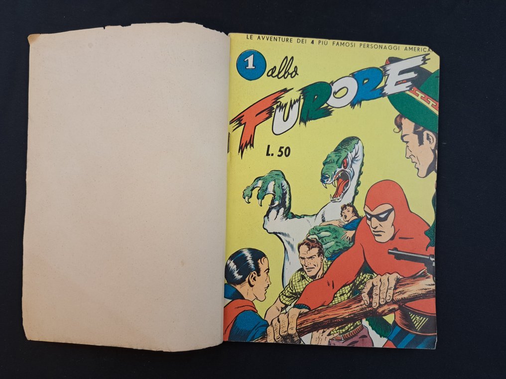 Albo Furore Raccoltina Completa - 4 Comic - 1954 #2.2