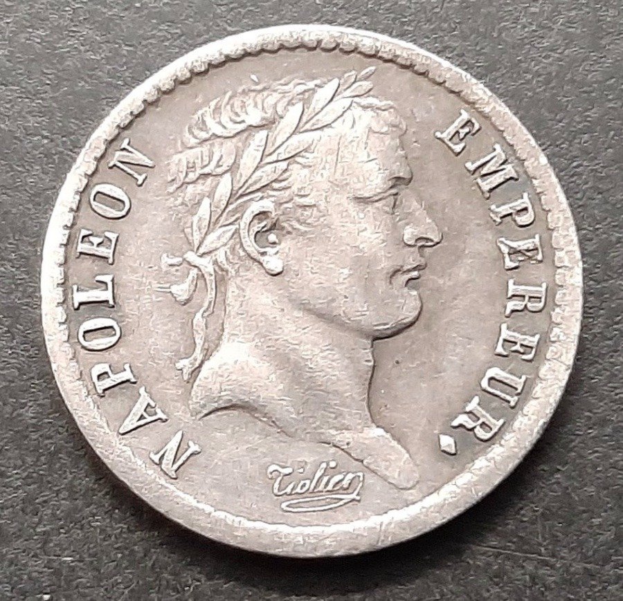 France. Napoléon I (1804-1814). 1/2 Franc 1814-A, Paris #1.1