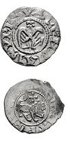 France. Lot of 2 AR coins: Valence et Die, 13th century AD. Denier / Armenia. Levon II AR Tram  (No Reserve Price) #1.1