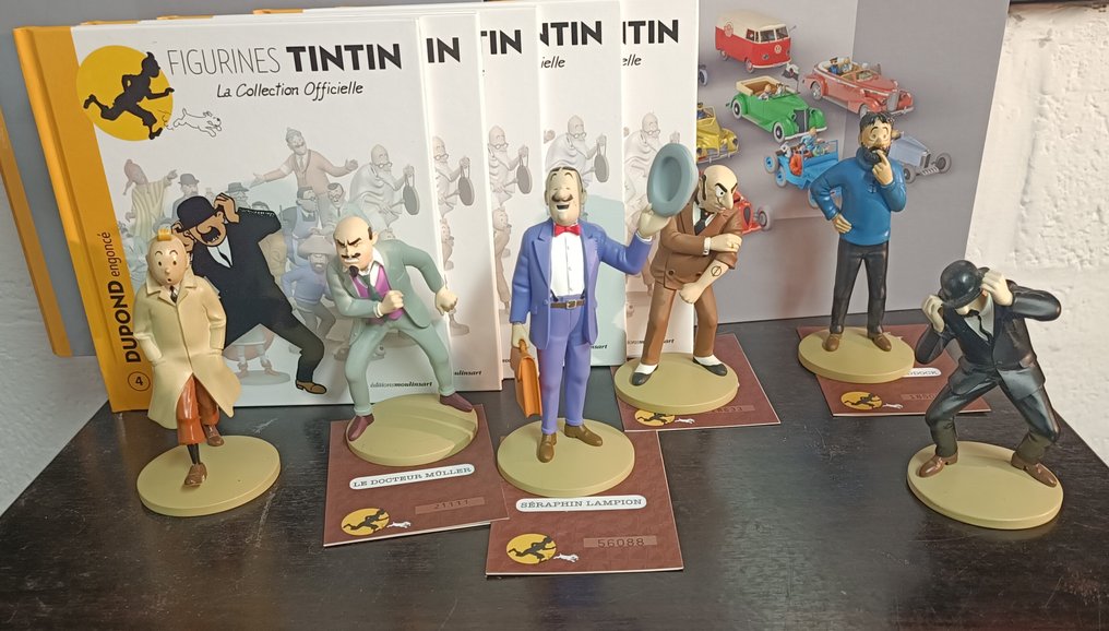 Moulinsart - Tintin - Ensemble de 6 figurines + livret et passeports - La collection officielle #1.1