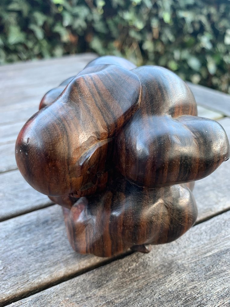 Sculpture, Sumo worstelaar. - 10 cm - Wood #3.1