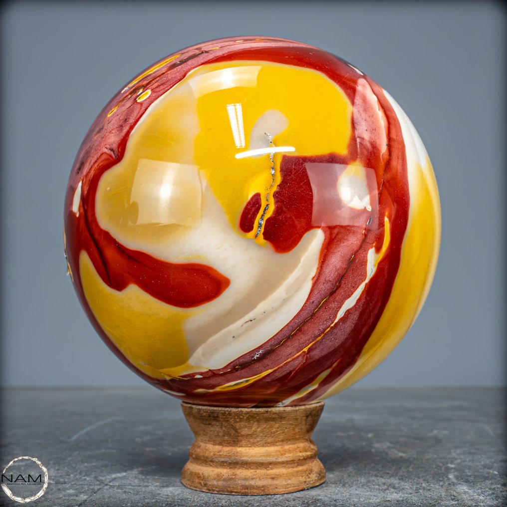 稀有天然顶级Mookaite 球体- 1812.36 g #1.0