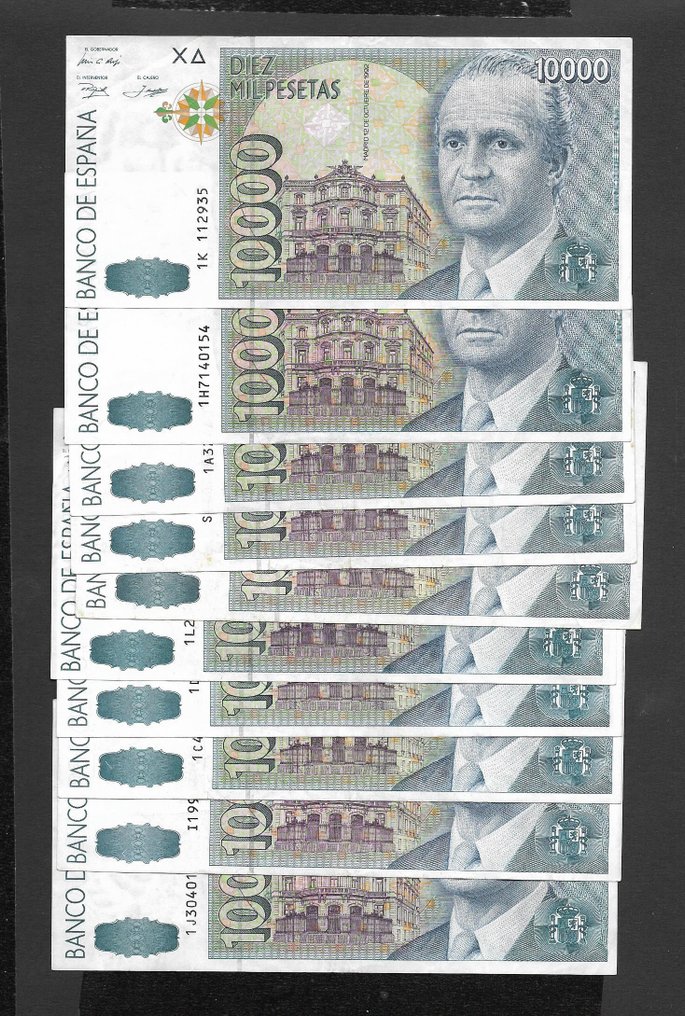 Spanyolország. - 10 x 10000 Pesetas 1992 - Pick 166 #1.1