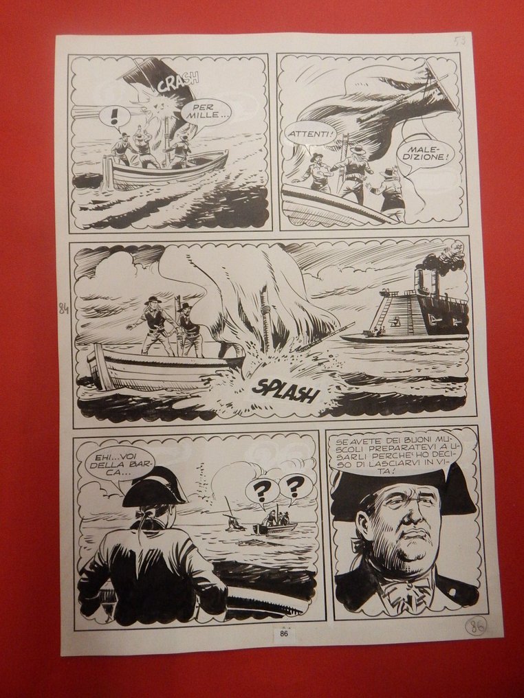 Donatelli, Franco - 5 Original page - Zagor #161 - "il tiranno del lago" - 1978 #3.2