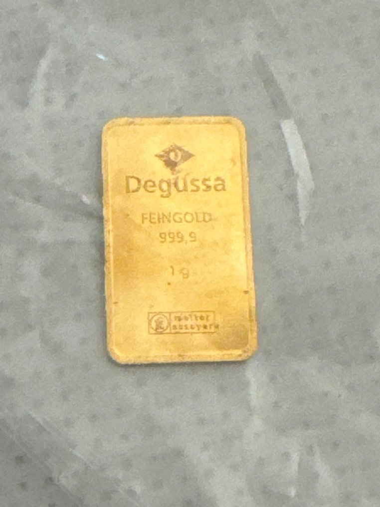 1 gram - Goud - degussa  (Zonder Minimumprijs) #1.1