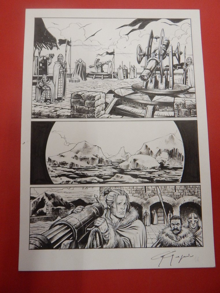 Gregorini, Gianluigi - 1 Original page - Dragonero #52 - "Silenzio bianco" - 2017 #1.1