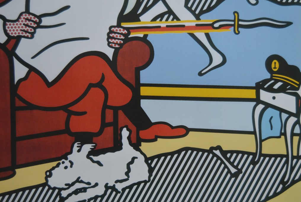 Roy Lichtenstein (after) - Tintin Reading #4.3