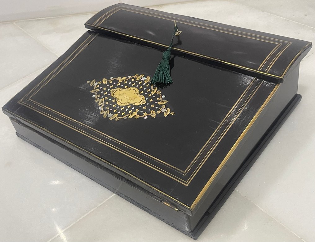 Αναλόγιο γραφής - Gilt brass, Εβενωμένο ξύλο #1.0