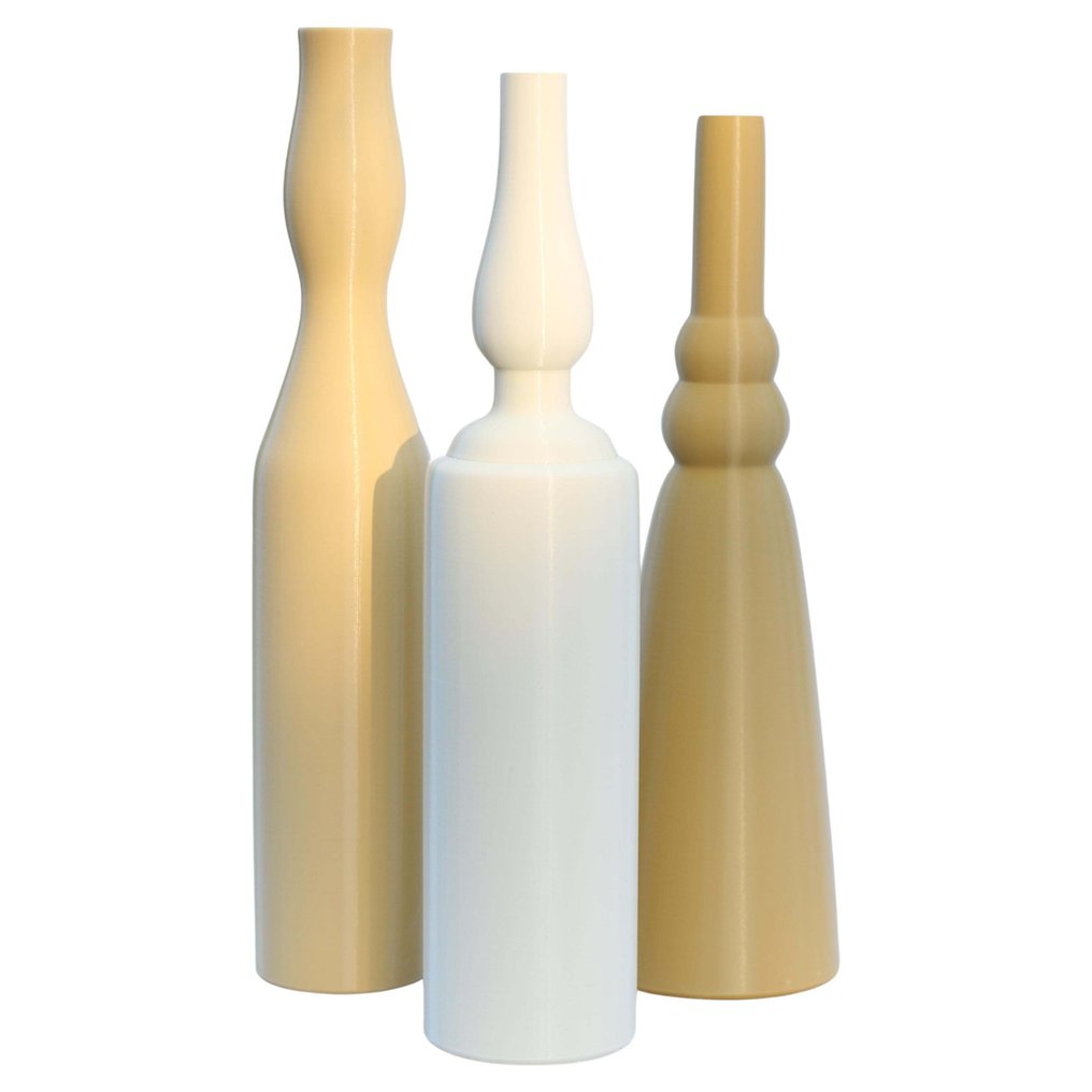 Morandi - Vase -  Sæt #1 Classic Collection  - Biopolymer #1.0