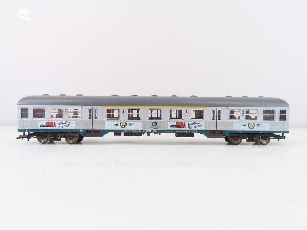 Fleischmann H0 - 5899K - Model train passenger carriage (3) - 3x 4-axle express train carriages "Silberlingen" 1st/2nd class with imprints - DB #3.2