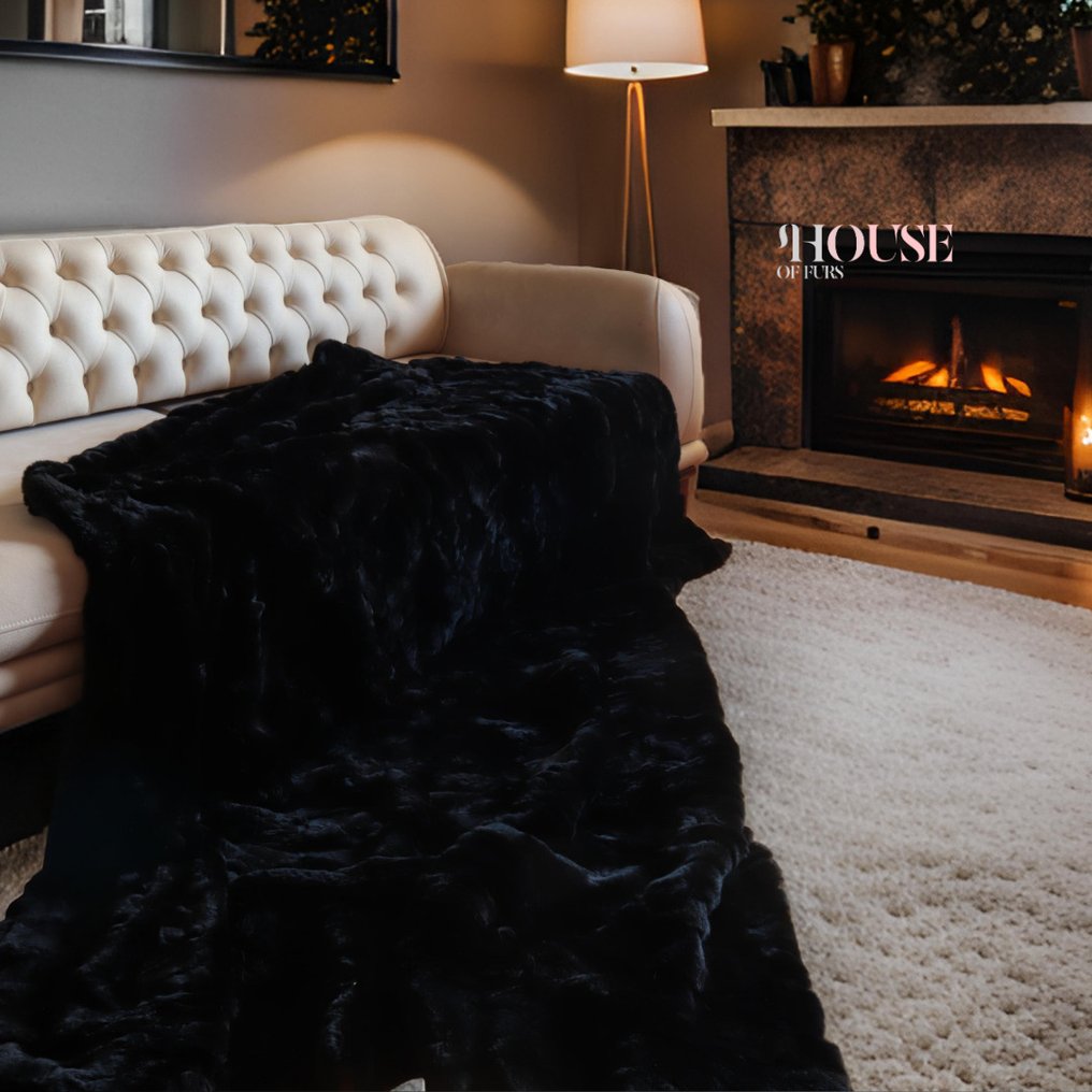 Cobertor  - 200 cm - 140 cm - Preto Midnight #4.3