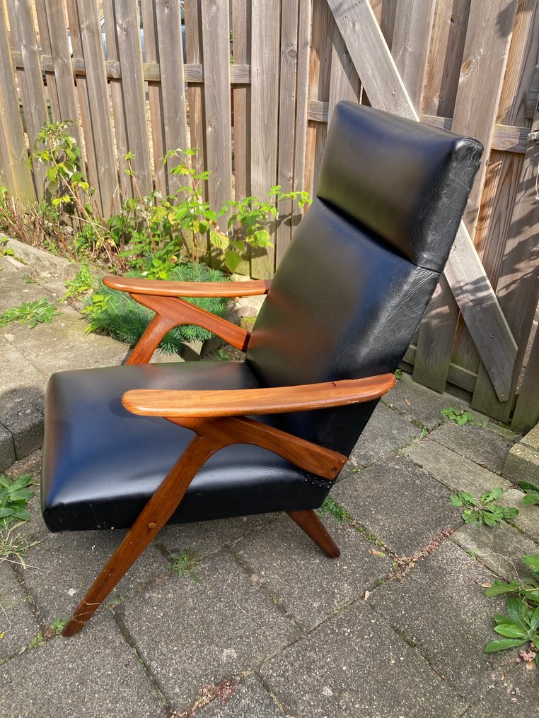 Fauteuil - Bois, Skaï #1.3