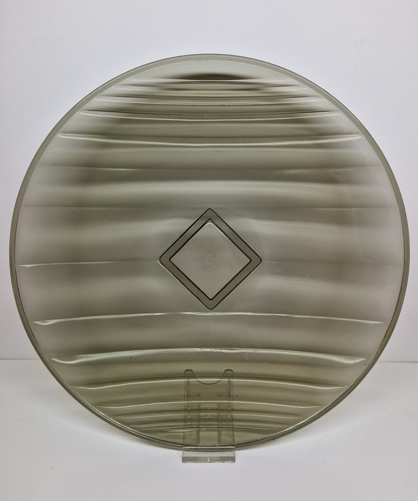 Glasfabriek Leerdam - A.D. Copier - Juego para pastas/tarta (10) - KO1616 - persglas - Conjunto de repostería gris-violeta #2.1