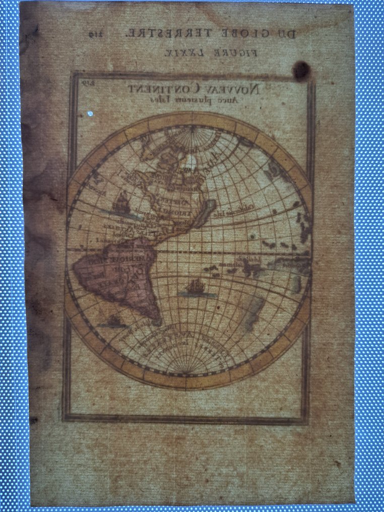 World Globe - World Globe; Alain Manesson Mallet - Description de l'Univers - 1681-1700 #2.2