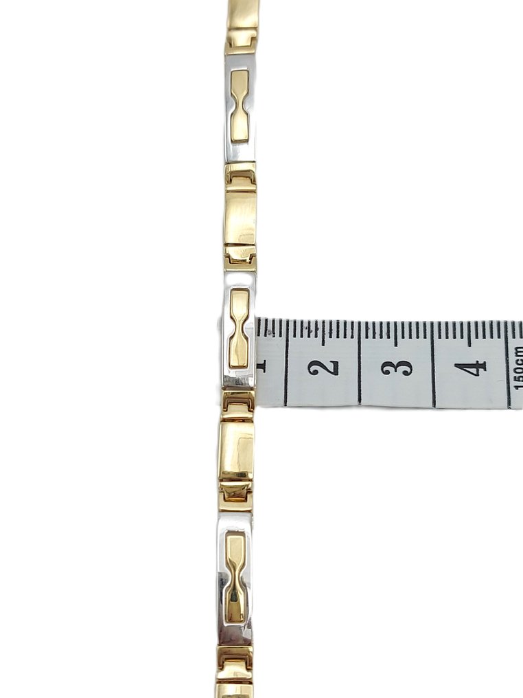 Βραχιόλι - 18 καράτια Κίτρινο χρυσό, Λευκός χρυσός #4.3