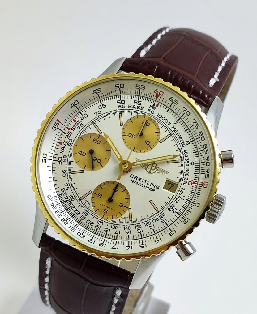 Breitling Old Navitimer 18K Gold Steel Ref. 81610 Men 1990 1999 auction online Catawiki