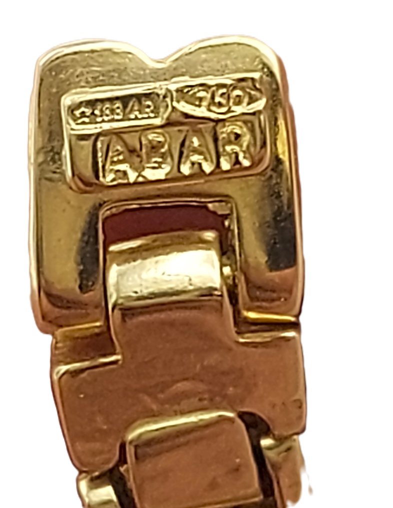 Βραχιόλι - 18 καράτια Κίτρινο χρυσό, Λευκός χρυσός #3.2