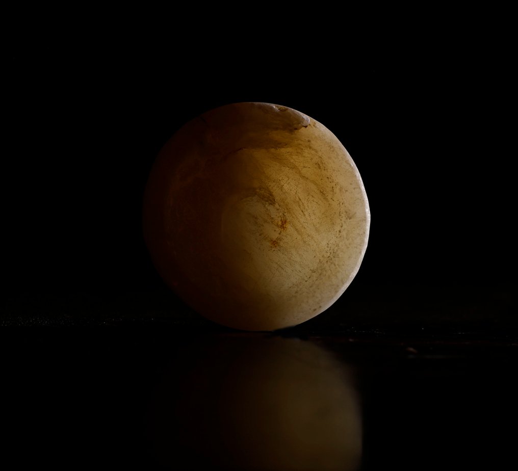 L'Égypte ancienne Plateau d'offrande en albâtre - 1 cm #1.0