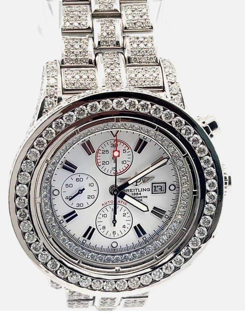 Breitling Super Avenger Chronograph Diamond A13370 Men 2011 present auction online Catawiki