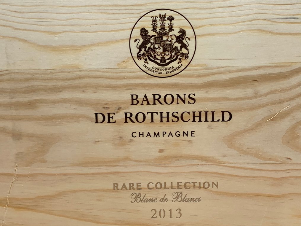 2013 Barons de Rothschild, rare Collection - Champagne Blanc de Blancs - 6 Flaskor (0,75L) #1.0