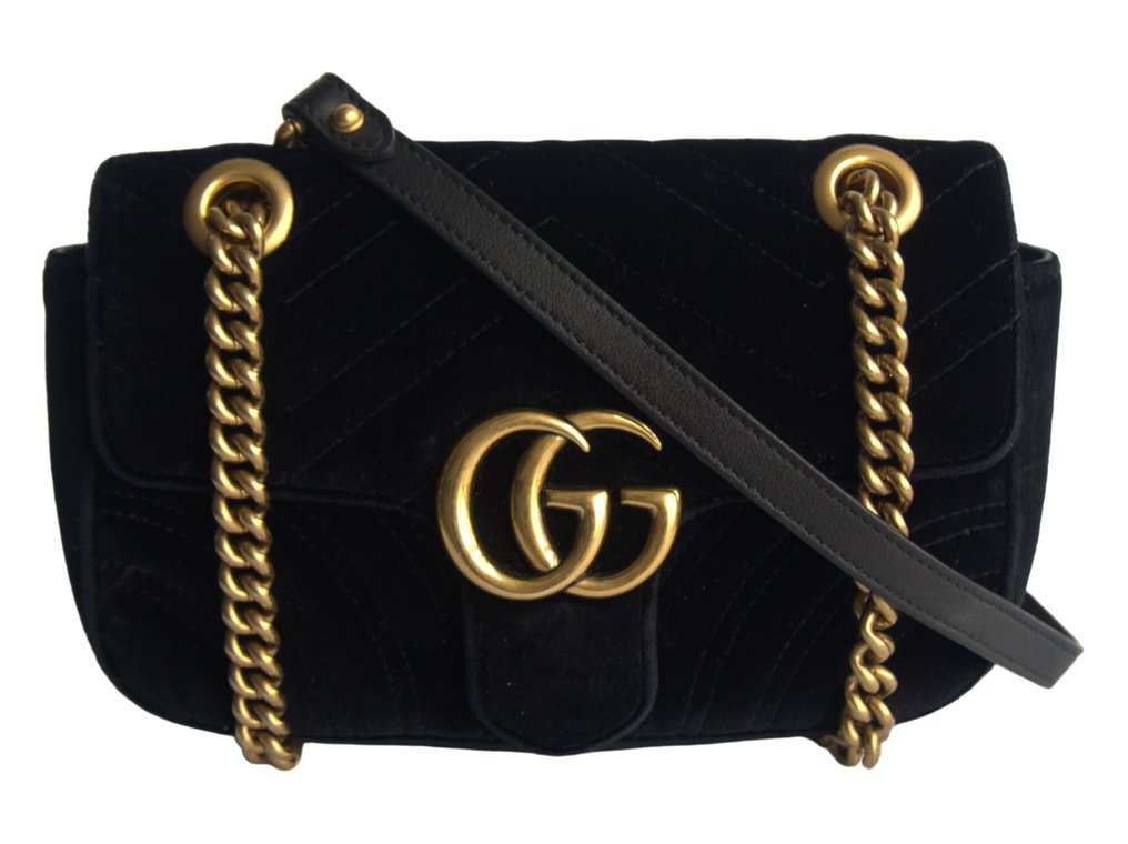 Gucci tas velvet zwart new arrivals