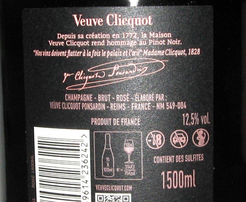 Veuve Clicquot, Rosé - 香槟地 Brut - 1 马格南瓶 (1.5L) #3.2