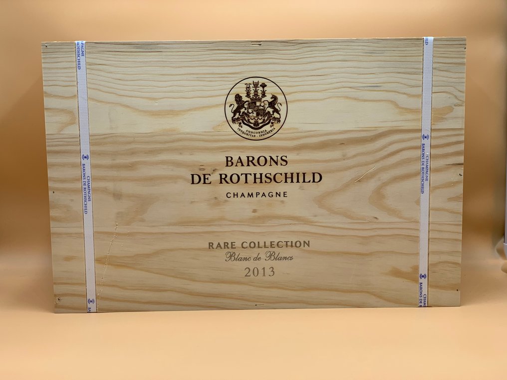 2013 Barons de Rothschild, rare Collection - Champagne Blanc de Blancs - 6 Flaskor (0,75L) #4.3