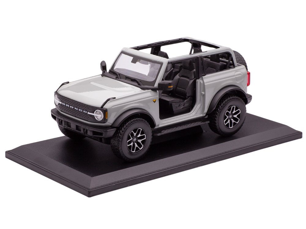 Maisto 1:18 - Modellino di auto - Ford Bronco Badlands (No Doors) 2021 - Modello in pressofusione con 2 aperture #1.0