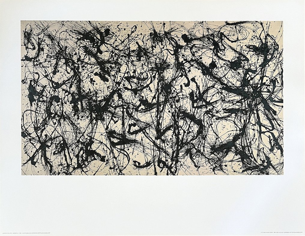 Jackson Pollock (after) - "Nummer 32" - nach Original von 1950 #2.1