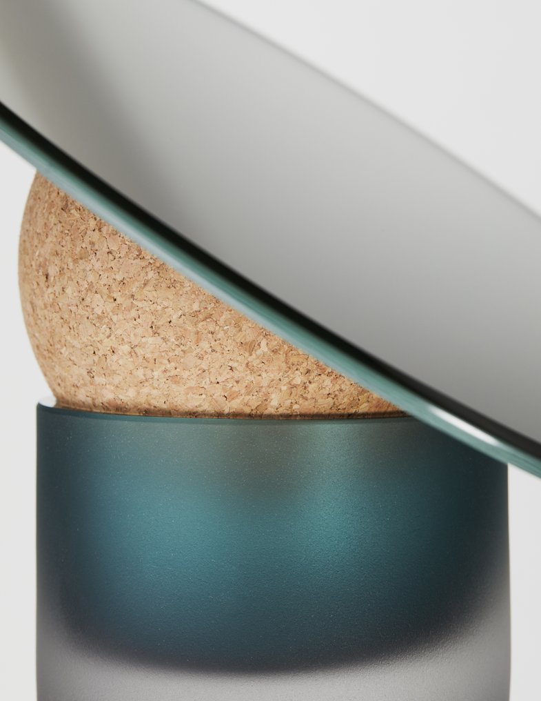 Clémence Birot - Table mirror- Astra 24 - Hand-blown and frosted glass #2.1