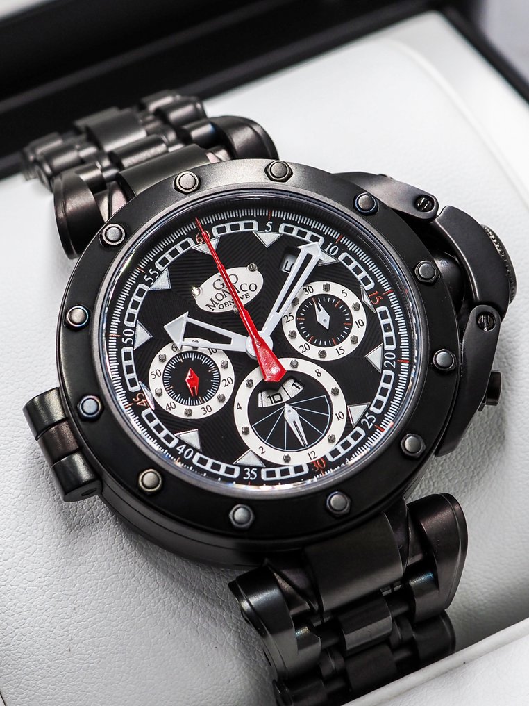 Gio Monaco - No reserve price - * NEW * Valjoux 7753 * Obloide Chrono * - Men - 2010-2020  #1.0