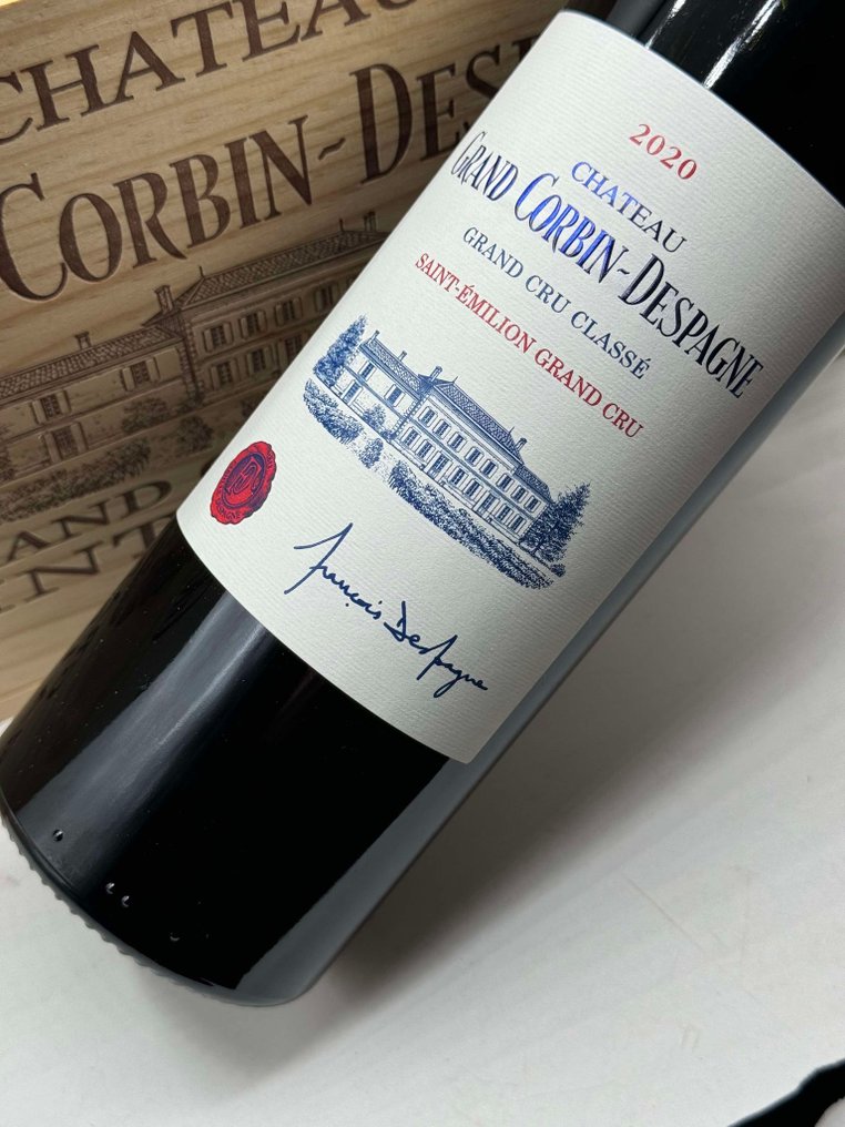 2020 Château Grand Corbin-Despagne - Saint-Émilion Grand Cru - 6 Pullot (0.7 L) #1.0